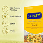 DR.EASY Dryer Sheets Plant Based Formula 252 Ct Fabric Softener sheets for Laundry Sunfresh Essential Oil Scented No Artificial Fragrances No Dyes Reduce Static & Wrinkles Help Repel Pet Hair