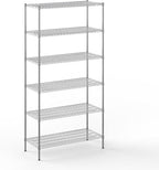 21" Deep x 48" Wide x 96" Height Wire Shelving Kit | 6-Tier | NSF Commercial Storage Rack Unit