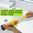 30 Pack Duster Refills for Swiffer Duster,360° Heavy Duty Duster Kit with 1 Handle,Multi-Surface Duster Refills for Cleaning,Unscented&Disposable Electrostatic Microfiber Dusters