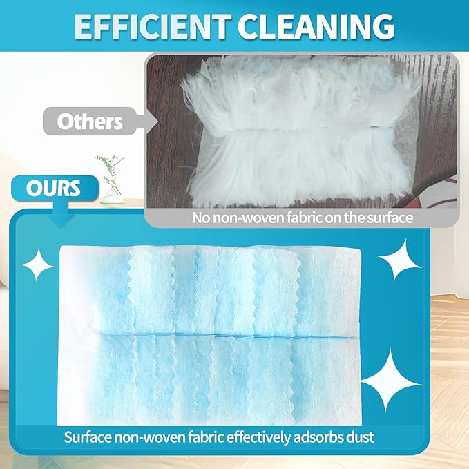 Disposable Microfiber Feather Duster Refills, Multi-Surface Duster Compatible with Swiffer Dusters Handle, 30 Count(Unscented, Pack of 1)