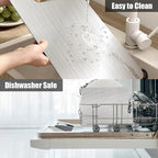 100% Pure Titanium Cutting Boards for Kitchen,2-in-1 Smooth Side & Textured Side For Cutting Meats, Double-sided Titanium Cutting Board Fruits And Vegetables, for Kitchen Outdoor Holiday Gifts(12x9)