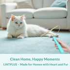Deep Cleaner Pro Pet Hair Remover-Special Cat Hair Remover Multi Fabric Edge and Carpet Rake Scraper by LINTPLUS-Dog Hair Remover for Rugs,Couch & Pet Towers-Easy to Every Hair!