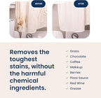 Enzyme Laundry Stain Remover - Natural Laundry Detergent Booster for Blood, Grass, Pet Urine & Odor - Biological Washing Powder for Clothes, Couch Fabric (50 Scoops)