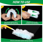 Duster Refills,Static Dust Removal Brush Disposable Replacement Head Compatible with Swiffer Duster Refills for Electronics, Furniture, Blinds, Ceiling Fans (Blue, 18 PCS)