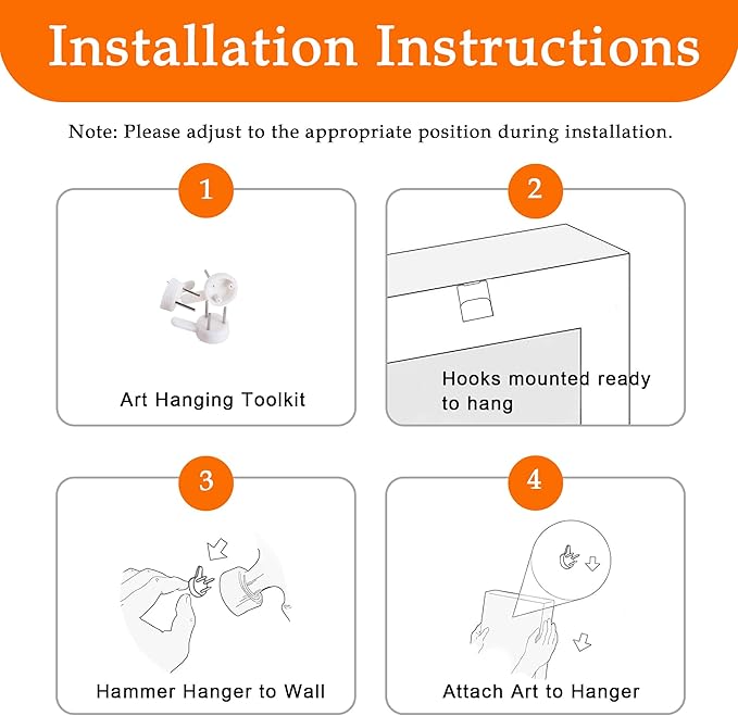 DUWQU 3 Pcs Blue Floral Canvas Wall Art, Wood Framed Navy Blue Wildflower Lily Daisy Art Wall Decor, Watercolor Botanical Flower Home Poster Art Prints for Living Room Bedroom Bathroom 12×16 Inches