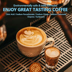 Espresso Machine Cleaning Tablets Descaling -200 Tablets, Compatible with Breville Barista Express, Gaggia, Delonghi, Jura, Philips - Universal Coffee Machine Cleaner Solution for Espresso Machines