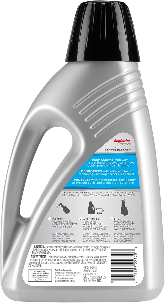Rug Doctor by BISSELL Professional Triple Action Oxy Deep Carpet Cleaner 48oz
