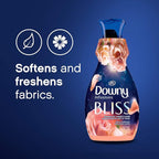 Downy Infusions Liquid Fabric Softener, Bliss, Sparkling Amber & Rose, 32 fl oz
