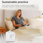 Threadmill Luxury Cotton Blankets for Twin Size Bed | All-Season 100% Cotton Twin Blanket for Bed | Criss Cross Jacquard Lightweight, Soft & Cozy Coverlet, 350GSM, 68 x 90 inches | Vanilla Cream