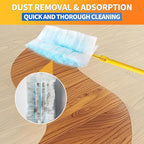 30 Count Electrostatic Duster Refills Compatible with Swiffer Duster,Multi-Surface Dusting Refills,Microfibre Dusters for Cleaning with 1Pcs Retractable Handle,Unscented