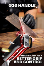 Dalstrong 2 Piece Set - Chef Knife 8 inch & Paring Knife 4 inch - Shogun Series ELITE - Damascus - Japanese AUS-10V Super Steel - G10 Black Handle - Razor Sharp - Full Tang Chef's Knife - Sheath