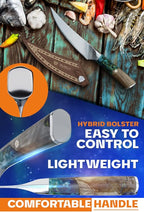 Dalstrong Fillet Knife - 6.5 inch - Valhalla Series - 9CR18MOV HC Steel - Celestial Resin & Wood Handle Gift Kitchen Knife - Meat Cutting, Carving, Bone, Deboning, Boning - Leather Sheath