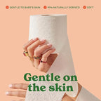 Caboo Tree Free Toilet Paper, Septic Safe Bath Tissue, Soft 2 Ply Sheets, 300 Sheets Per Roll, 16 Double Rolls