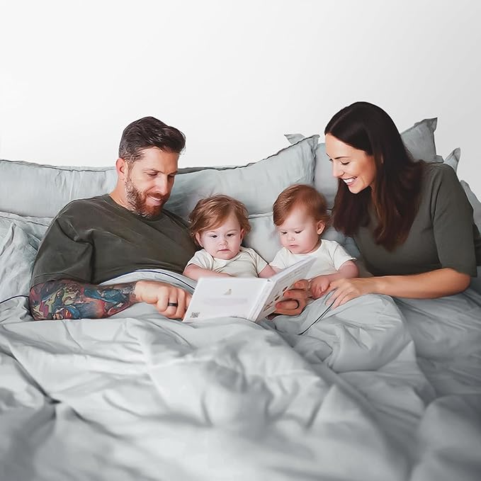 Dream Valley® Outlast® Deepsleep Cooling Comforter, Full/Queen Size, NASA-Grade Space Technology Cooling Blanket for Hot Sleepers Night Sweats, Q-Max > 0.45 Aerocool™Breathable, Snow Ivory, 90"x90"