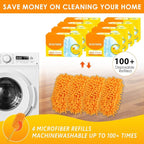 Redones Dusters for Swiffer - Reusable Duster Refill Compatible with Swiffer Hand Duster, 360 Heavy Duty Dusters Refills 4 Pack(Handle is Not Included)