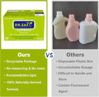 Dr.Easy Dryer Sheets Free & Clear Plant Based all ingredients for Sensitive Skin 160 Ct 100% Rayon Fabric Softener sheet unscented & no dyes Reduce Static & Wrinkles Soften Clothes Help Repel Pet Hair