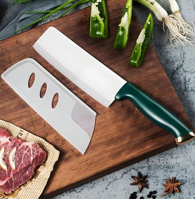 DESIAR 6.5 Inch Ceramic Chef Knife - Sharp Vegetable Chopping & Butcher Knife with Sheath Cover, Easy to Clean Kitchen Knives Set in Gift Box