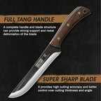 HOSHANHO 6.7 Inch Boning Knife for Meat Cutting, Super Sharp Fillet Knife for Fish, High Carbon Steel Hand Forged Butcher Knives for Brisket Trimming, BBQ, Camping