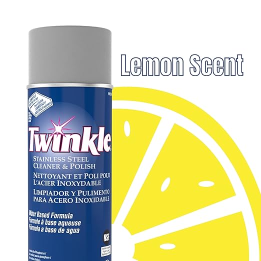 Twinkle Stainless Steel Cleaner And Polish, 17 Oz Aerosol Spray