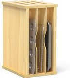 4 Tier Wooden Cabinet Tray Dividers, Kitchen Vertical Baking Sheet Organizer, Storing Pans, Baking Trays, Cutting Board