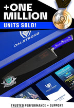 DALSTRONG Chef Knife - 8 inch Blade - Gladiator Series - Forged High Carbon German Steel - Razor Sharp Kitchen Knife - Professional Full Tang Knives - Blue Handle ABS - Sheath - NSF Certified