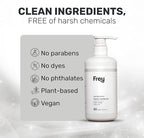 FREY Natural Liquid Fabric Softener & Conditioner | Laundry Softener for Clothing | Works In All Machines + HE | Powered by Natural Ingredients (1-pack, Fragrance-free)