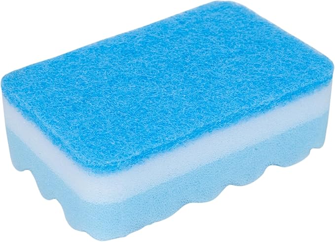 Fabuloso Sponges, Rainbow - Assorted Color Scratch-Free Scrubber for Dishes and Surfaces - Dishwashing Sponge for Bold and Bright Cleaning Experience, 12 Count