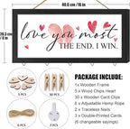 Christmas Card Holder Display Collage Picture Frames For Wall Interchangeable Holiday Decor Clips Photo Holders Merry Christmas Hanging Sign Wooden Photo Holder for Gift Card Holder Christmas Decor