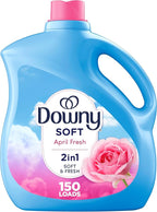 Downy Fabric Softener Liquid, April Fresh Scent, 111 fl oz, 150 Loads
