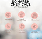 FREY Naturally Scented Dryer Sheets - Fabric Softener for Soft, Fresh & Clean Clothes (1-pack, Jasmine Rose)