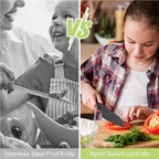 Nylon Knife Kitchen Plastic Knife for Real Cooking and Cutting Pizza, Cakes, Bread, Fruits, Veggies Durable Nylon Kitchen Knife for Kids, Kaizen Chef Knife, Kitchen Knife for Professional Use