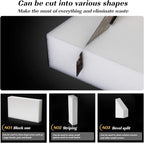 100-Pack 8x5x3cm Melamine Sponge Magic Sponge Multi-Functional Cleaning Erasers for Kitchen, Bathroom, Toilet