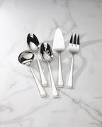 LENOX Portola 5-Piece Hostess Set, 5 Count, Metallic