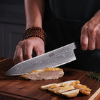 FINDKING 8 Inch Japanese Chef's Knife, Premium Damascus Steel Construction Kitchen Knife, Multifunctional Gyuto Knife, Exceptional Cutting Performance (Samurai Series)