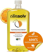 Citra Solv Concentrated Cleaner & Degreaser - Valencia Orange 32 Fl Oz, Effective, Versatile Cleaning Solution, Natural Ingredients, Biodegradable