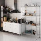 18" Deep x 42" Wide x 74" Height Wire Shelving Kit | 4-Tier | NSF Commercial Storage Rack Unit