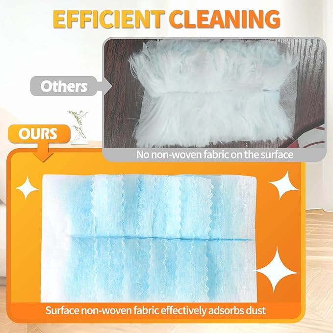 30 Count Electrostatic Duster Refills Compatible with Swiffer Duster,Multi-Surface Dusting Refills,Microfibre Dusters for Cleaning with 1Pcs Retractable Handle,Unscented