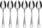 Oneida Flatware Flight, Teaspoons, Stainless Steel, Set of 6