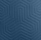 Threadmill Luxury Cotton Blankets for King Size Bed | All-Season Cozy 100% Cotton King Size Blanket | Aster Soft & Lightweight Coverlet fits California King Size Bed, 104x92 | Folkstone Blue