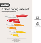 Zyliss Utility Kitchen Knives with Sheath Covers - Dishwasher Safe - Stainless Steel Kitchen Knives Perfect for Cutting Meat, Vegetables & Fruit - 3 Piece Paring Set