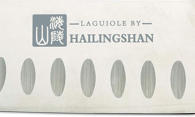 Qin Dynasty Series Santoku knife Pro Kitchen Knife 6.8 Inch Chef's knife High Carbon German Stainless Steel Sharp paring knife with Ergonomic Handle