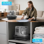 Carpet Cleaner Machine,17Kpa Suction Portable Upholstery Deep Cleaner，Auto and Home Detailer,Self-cleaning Tool and Shoes Cleaning Tool.