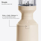 Beast Mega 1200 | Premium Countertop Blender | Smoothies, Shakes, Sauces, Dips, Soups | Blends Ice and Frozen Fruit | Includes Extra Lids and Straw System | 1200W | (Sand, 120V)