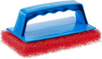 STAR BRITE Scrub Pad with Handle (Medium) (Red) (040130)