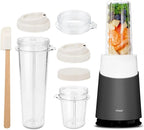 Tribest PB-410GY-A Personal Blender II, Mason Jar Ready Basic Pack Blender, Gray