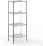 18" Deep x 24" Wide x 64" Height Wire Shelving Kit | 4-Tier | NSF Commercial Storage Rack Unit
