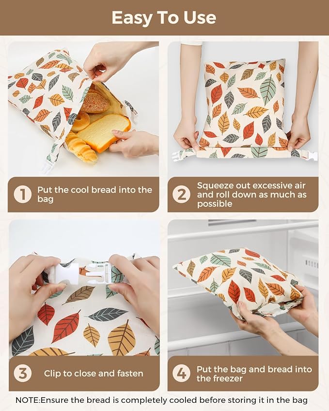 Beeswax Bread Bags for Homemade Bread,Reusable Beeswax Bags for Sourdough, 2 Pack Cotton Linen Food Storage Bag to Keep Fresh - Easy to Clean Organic Beeswax Bag Extra Large 17x12 in