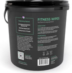 Wipex Yoga Mat Cleaner Gym Wipes - Plant-Based Lemongrass, Eucalyptus & Vinegar Wipes for Fitness Equipment & All Purpose Gym Cleaning - Safe for Peloton Bikes & Treadmills - 400 Count