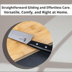 Japanese Chef Knife, 5" Paring Knife by Enzo, Hand Forged, Tsubame Sanjyo Stainless Steel, Light Weight and Versatile Kitchen Knife, Wear/Corrosion Resistance, 9.5" Total Length