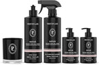 Signature Set, Includes All Purpose Cleaner, Dish Soap, Hand Wash, Hand Cream, & Scented Candle, Mayfair